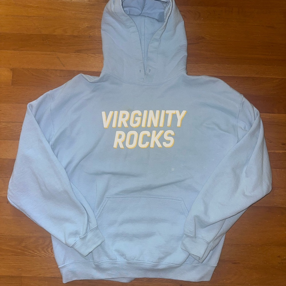 Danny Duncan “Virginity Rocks” Light Blue Hoodie